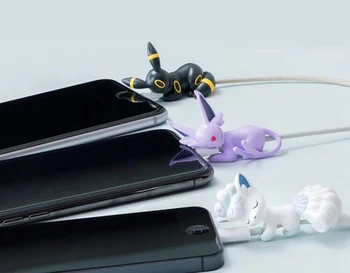 Pokemon Lomme Monster USB-Kabel, Oplader Protector Kawaii Beskyttende Data Linje for Iphone og Android-Elf holder et data kabel-Spillene 8197