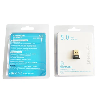 Wireless USB Bluetooth-5.0-Adapter Bluetooth Dongle Musik-Modtager Bluetooth-Adapter Lyd Senderen Til Stationære VIND 10 8276