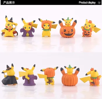 Spot Tegnefilm Garage Kit Pocket Monsters 5 Halloween Læder Pikachu Elf Vedhæng til Søde piger