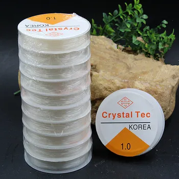 Plast Crystal DIY Perlebesat Strække Netledninger Elastisk Line Smykker, armbånd betyde, at Levering Wire String jeweleri tråd 83379