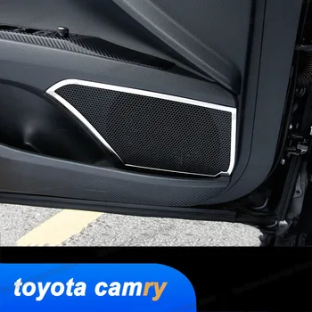 Lsrtw2017 Bil Indvendig Dør Sound Højttaler Frame Trim Styling til Toyota Camry 2018 2019 2020 2021 V70 Xv70 Trd Auto Tilbehør 8403