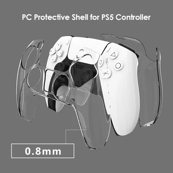 PS5 DualSense Hud Gennemsigtig Klar PC Cover Ultra Slim Protector Case for PlayStation 5 Controller Tilbehør