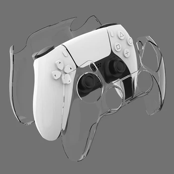 PS5 DualSense Hud Gennemsigtig Klar PC Cover Ultra Slim Protector Case for PlayStation 5 Controller Tilbehør