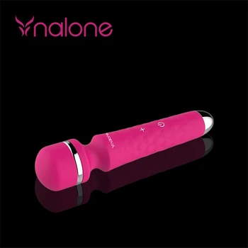 Nalone 7 Funktioner Kraftfuld AV Massageapparat Rock Vandtæt og Genopladeligt G-Spot Magic Wand Massager Vibratorer Sex Produkter