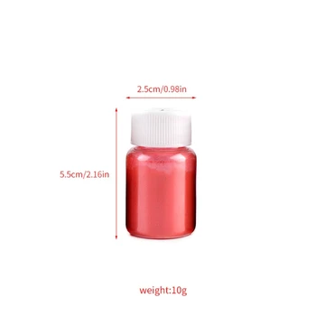 18 Farver, Glimmer Pulver Epoxy Harpiks Farve Pigment Farve Kosmetiske Klasse Glimmer Pulver N58F 8480
