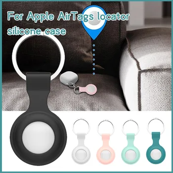 Locator Silikone etui Nøglering Skin Cover For Apple Airtags Anti-Tabt-Enheden den Trådløse Bluetooth-Tracker Protector NY