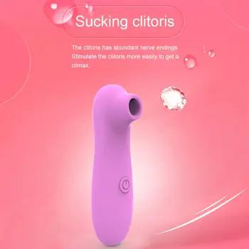 Kraftfuld Clit Sucker Vibrator Tungen Vibrerende Brystvorte Suger Blowjobs Klitoris Stimulator Etotic Sex Legetøj til Kvinder Masturbator