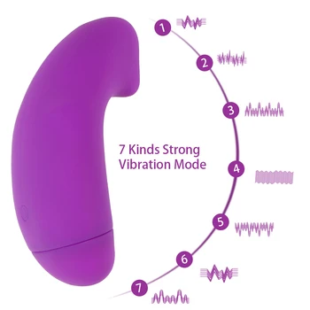 Bærbare G-Spot Vibrator 7 Frekvens Vibrerende Trusser Kvindelige Masturbator Usynlige Hoppe Æg Sex Legetøj til Kvinder
