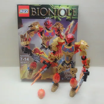 Bionicle Lyset Af Tahu Fire Tal 611-1 Byggesten Legetøj Til Drenge, Der Er Kompatibel Med Lepining 71308 Bionicle Gave 86478