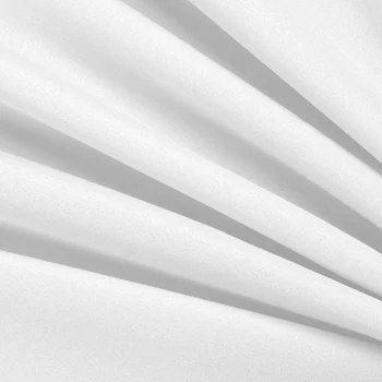 Hvid Pongee Stof DIY Polyester Sublimation Tomme Udbredt Størrelse Tilpassede Fabrik Engros 86655