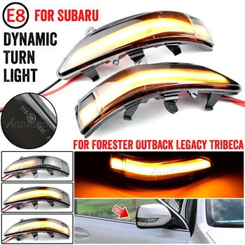 2x Flyder LED-blinklys Lyser for Subaru Impreza wrx sti sedan 2011 Tribeca 07-14 Rearview Side Spejl Lampe