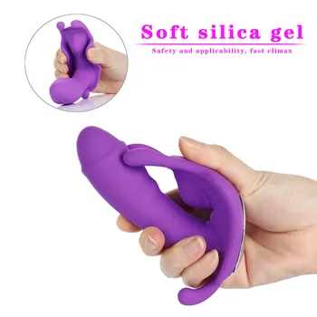Fjernbetjeningen Dildo Vibrator Trusser til Kvinder Skeden Toy Klitoris Stimulator Fisse Plug Kvindelige Onani Sex Maskiner