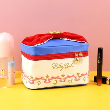 Rejser Makeup Taske Søde Vandtæt Sailor Moon Bærbare Små Kosmetiske Taske Organizer Kvinder Makeup Bag 8950
