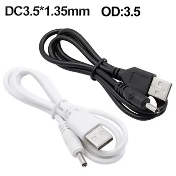 Tilfældig Farve Sort/Hvid USB Til DC3.5*1.35 mm Højttaler 1 Meter Oplader Kabel-DC3.5 Port Power Line