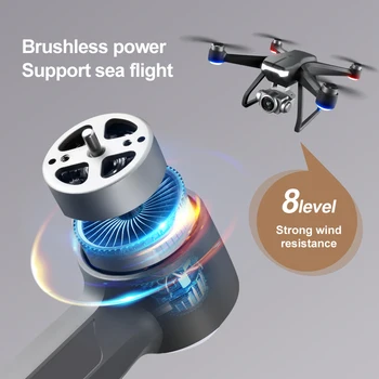 2021 Nye F11 PRO GPS Drone 4K-Dobbelt HD-Kamera Professionel luftfotografering Børsteløs Motor Quadcopter RC Distance1200M 90710