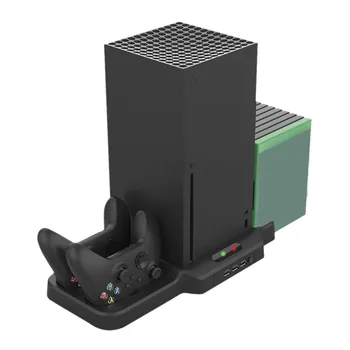For Xbox-Udgaven X Lodret Køling Stå Dual Controller Station Opladere Spil Lagre Oplader Dock Fan For XBOX-Udgaven S/X 91137