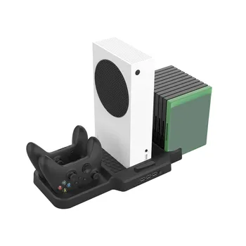 For Xbox-Udgaven X Lodret Køling Stå Dual Controller Station Opladere Spil Lagre Oplader Dock Fan For XBOX-Udgaven S/X