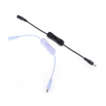 Inline-Kontakten På Off med Kvindelige Mandlige Power Kabel-Mand/Kvinde-5.5x2.1mm DC Stik til Jack Ledning Skifte 12V til LED Strip Light