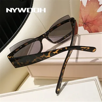 NYWOOH Mode-Cat Eye Solbriller Kvinder Luksus Brand Designer Uregelmæssige Sol Briller Unikke Party Briller UV400 Beskyttelsesbriller