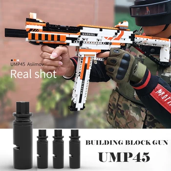 M416 Ump5 byggesten Samlet Pistol MOC Svært Små Klodser Model Legetøj Puslespil Oplysning Kompatibel Gaver Til Drenge
