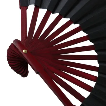 Kinesisk Stil Silke Klud Blank Folde Fan af Træ, Bambus Antikken Folde Fan Kalligrafi Maleri til Bryllup Part Fordel