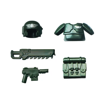 KT1037 Militær Hær City Police Med Pistol Stærkt Mini Dukker MOC Action Figurer byggesten figur legetøj