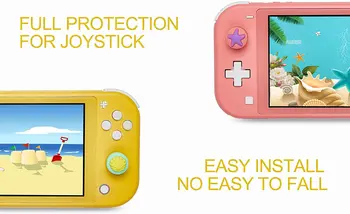 Ny Søstjerne Shell Thumb Stick Greb Cap Joysticket Beskyttende Cover til Nintendo Skifte NS Lite Glæde-con Controller Thumbstick Sag
