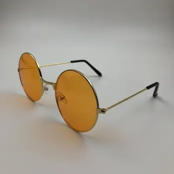 Heiyuan Nye Prins Spejl Klassiske Runde Solbriller UV400 Gennemsigtig Progressive Ocean Stykke Fashion Store Frame Briller Rapport