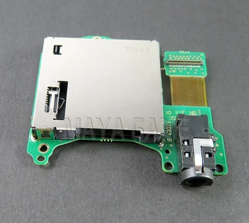 Nye Spil Card slot Stik med hovedtelefon pcb board game cartridge kort med hovedtelefon jack stik til Nintendo Skifte OEM