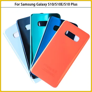 Nye S10 Bageste Boliger Tilfældet For Samsung Galaxy S10/S10E/S10 Plus G973 G975 Glas Batteri Back Cover Døren bagcover Udskiftning 9707