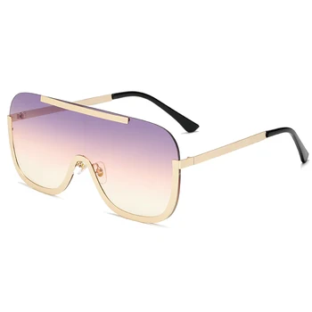 Fashion Brand Design Solbriller Kvinder Luksus, Sol Briller, Vintage Overdimensionerede Pladsen Solbrille UV400 Shades Brillerne gafas de sol