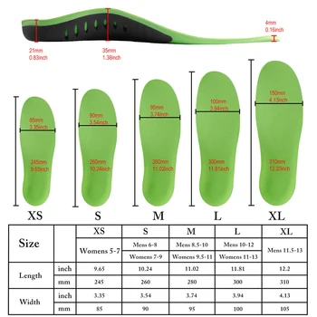 Bedste Ortopædiske Sko Sole Indersål for Fødder Arch Foot Pad X/O-Type Ben Korrektion Flad Fod svangstøtte Sports Sko Insert 9791
