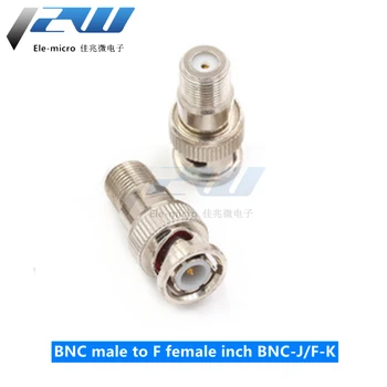 BNC til F-adapter BNC male/female Q9 hoved F hoved F mandlige F kvindelige TV-tommer konvertering hoved RF-stik
