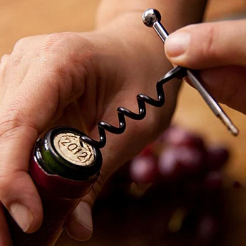 NYE Mini Pocket Red Wine Bottle Proptrækker Øl Cap Oplukker Nøglering nøglering Lomme Mini Udendørs Vin Oplukker Nøglering