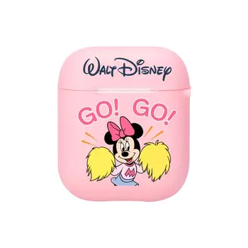 Minnie og Mickey Mouse Silikone Trådløs Bluetooth-Hovedtelefon Tilfældet for AirPods Beskyttende Dække Huden Tilbehør Bælg Opladning Bo